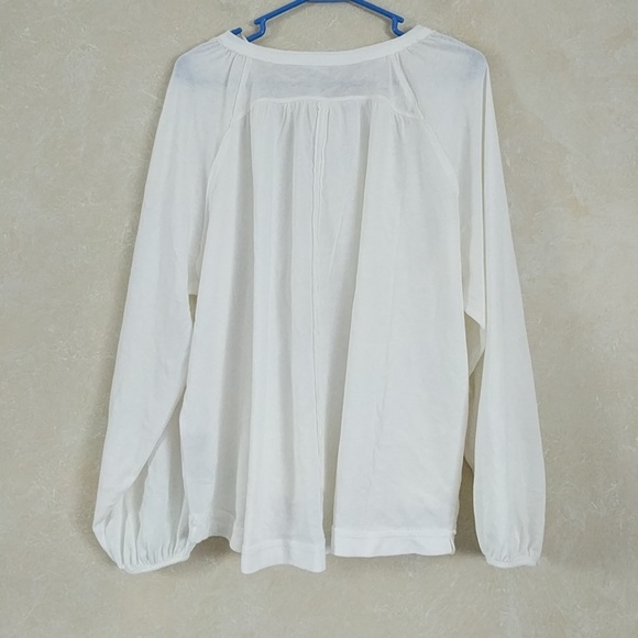 Free People Acadia Henley Top Ivory - Picture 8 of 8